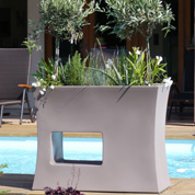 Contemporary Planter - 100x45 x H80cm  Grey